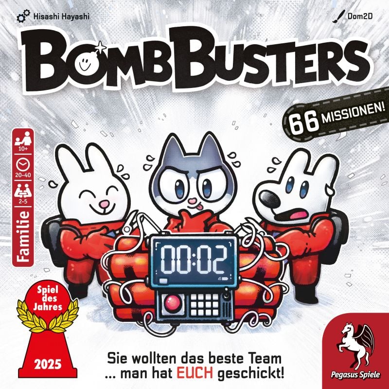 Spielschachtel-Cover von Bomb Busters
