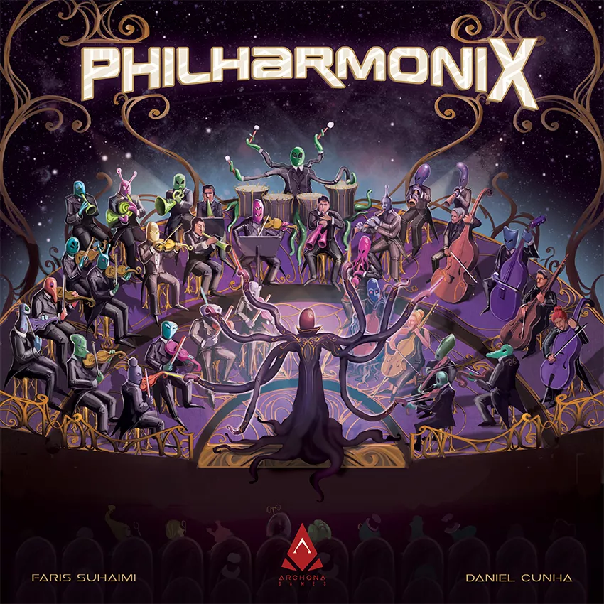 Spielschachtel-Cover von Philarmonix