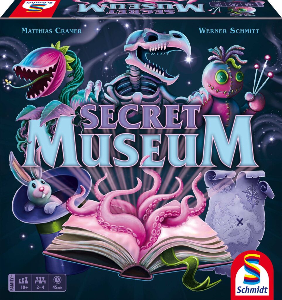 Verpackung des Spiels Secret Museum von Schmidt Spiele