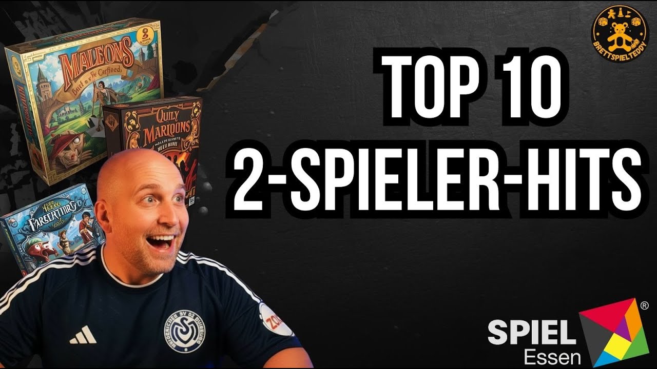 SPIEL 25: Meine Top 10 Zwei-Personen-Spiele, die ihr kennen MÜSST!