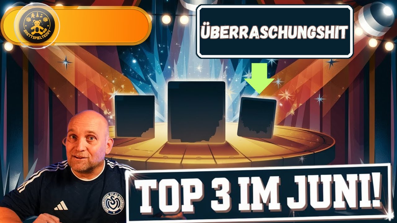 Top 3 Brettspiele im Juni 2025 – Unsere Highlights vom Teddytisch