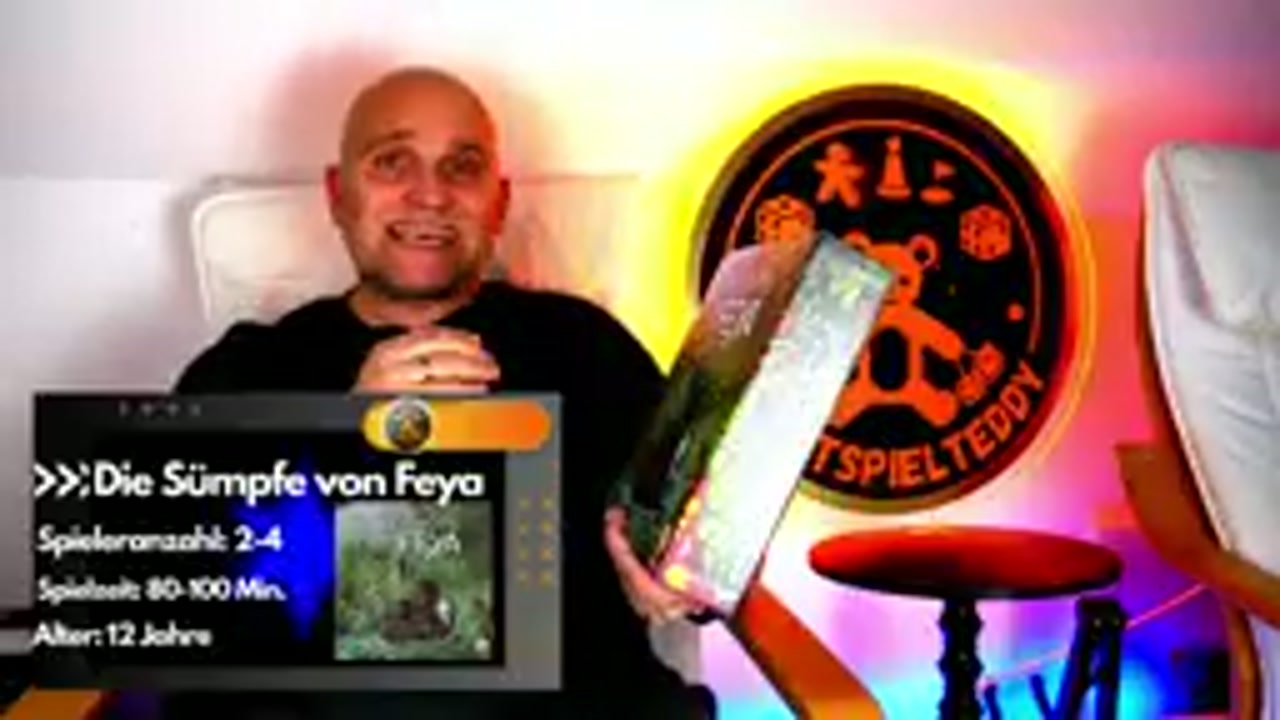 Die Sümpfe von Feya – Szenenbild aus dem Brettspiel-Teddy-Video