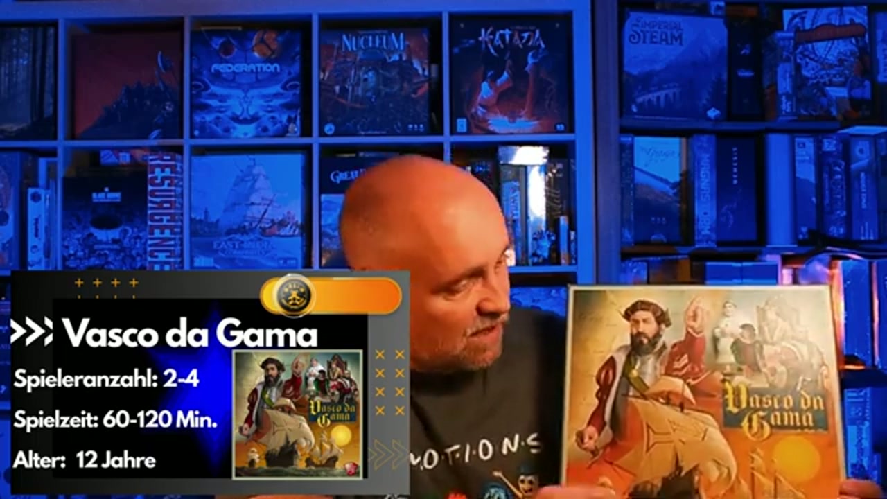 Vasco da Gama – Szenenbild aus dem Brettspiel-Teddy-Video