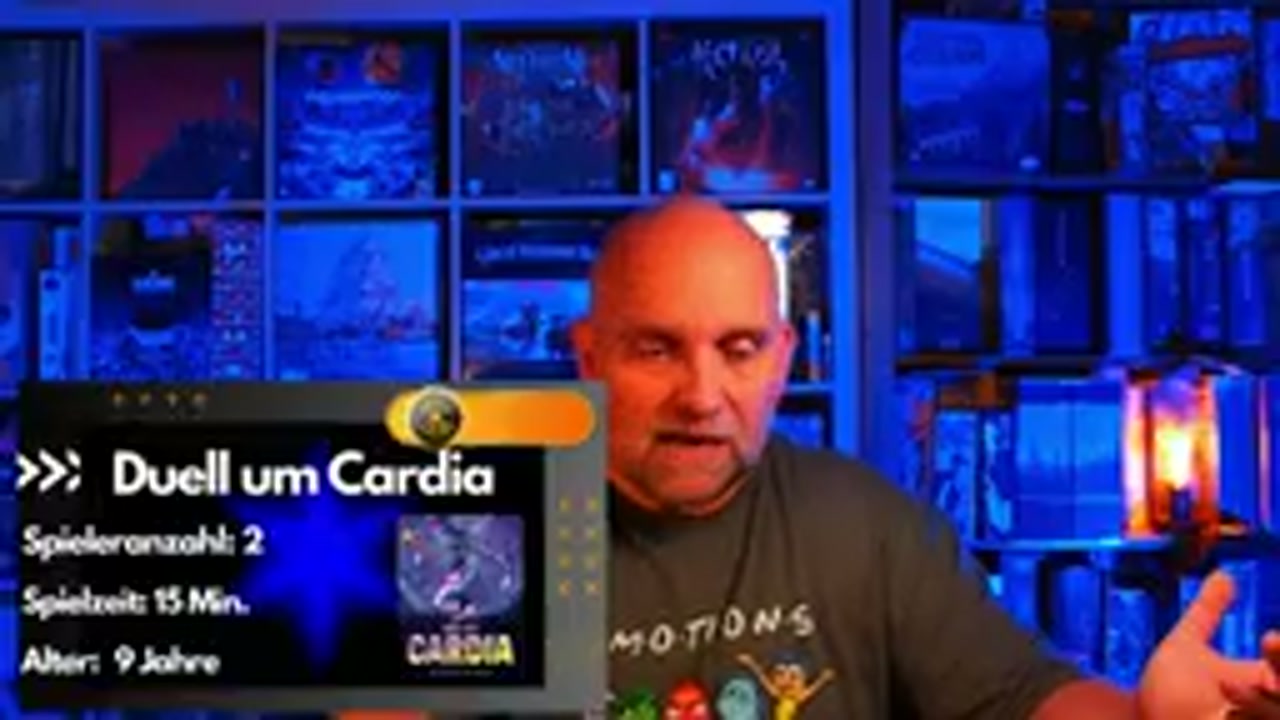 Duell um Cardia – Szenenbild aus dem Brettspiel-Teddy-Video
