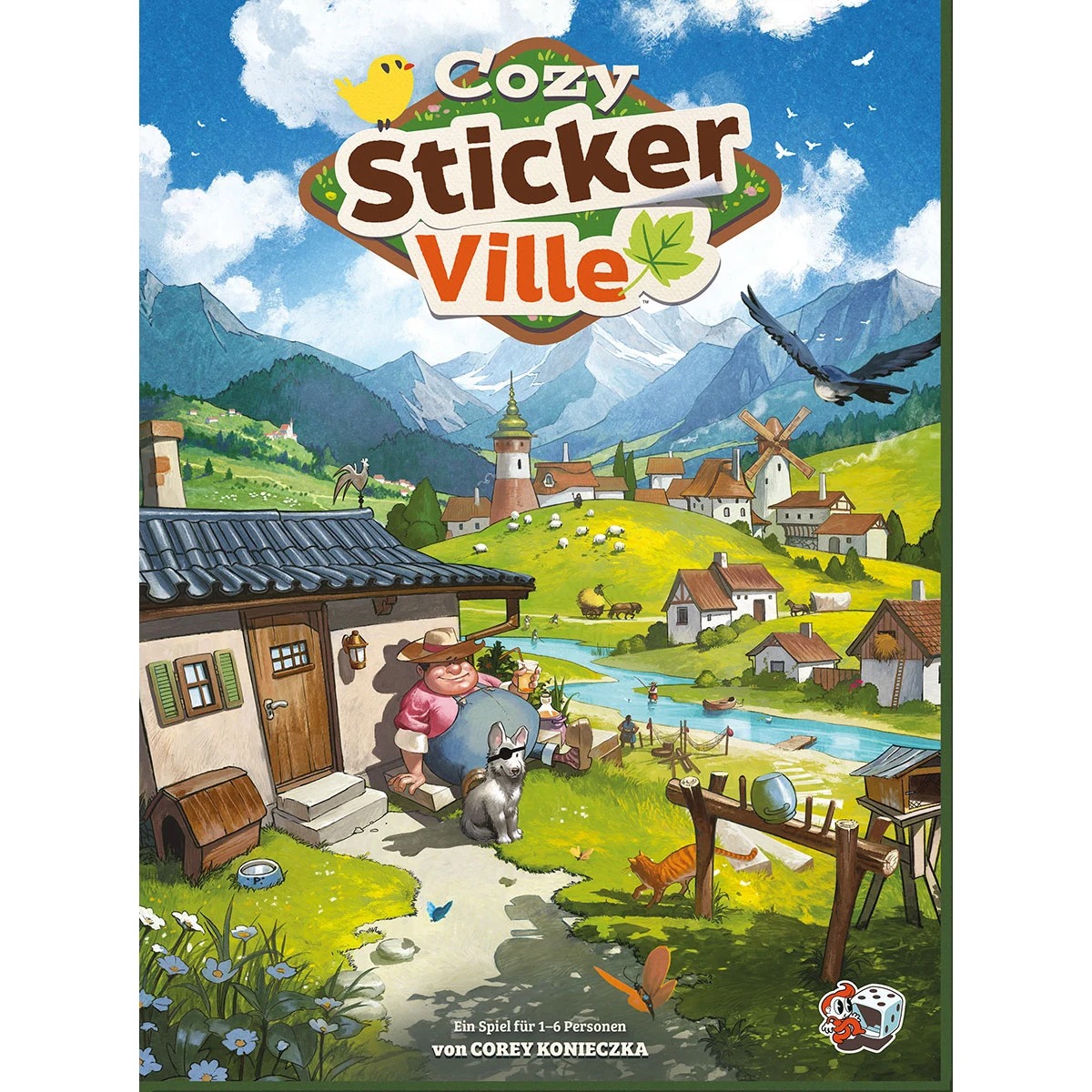 Cozy Stickerville Spielschachtel