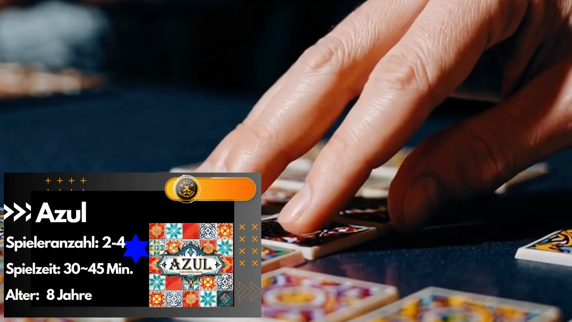 Azul Spielerbrett mit bunten Fliesen