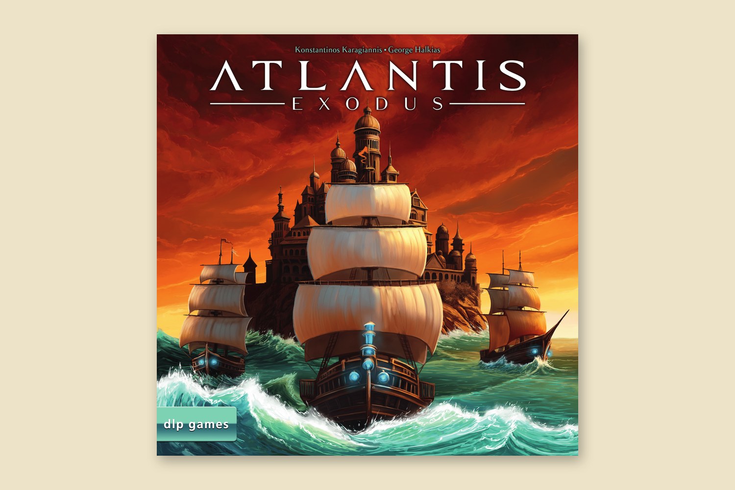 Atlantis Exodus: Cover der Spielschachtel