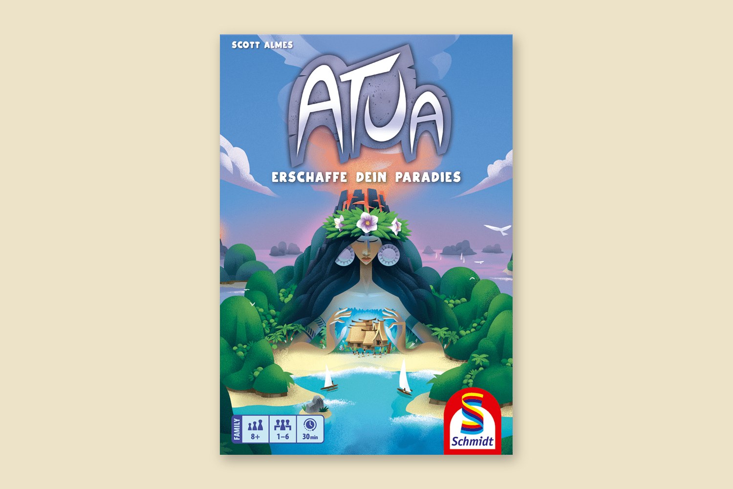 Atua: Cover der Spielschachtel