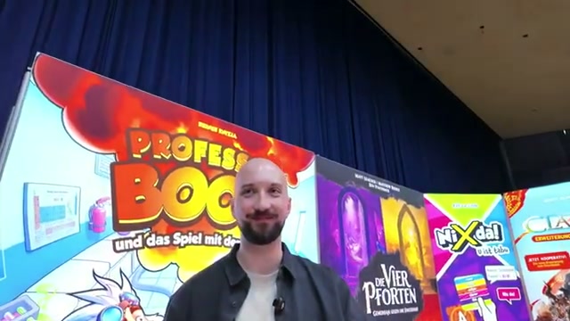 Game Factory zur SPIEL 26: Professor Boom, Die vier Pforten, Nix da! und mehr