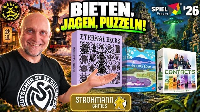 Strohmann Games: Was kommt zur SPIEL 26? Alle Neuheiten im Überblick